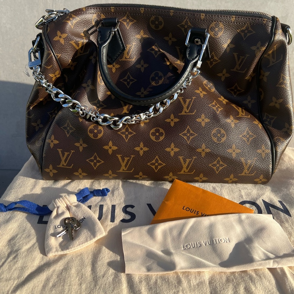 LOUIS VUITTON - Speedy Soft 30 Dark - Picture 3 of 13